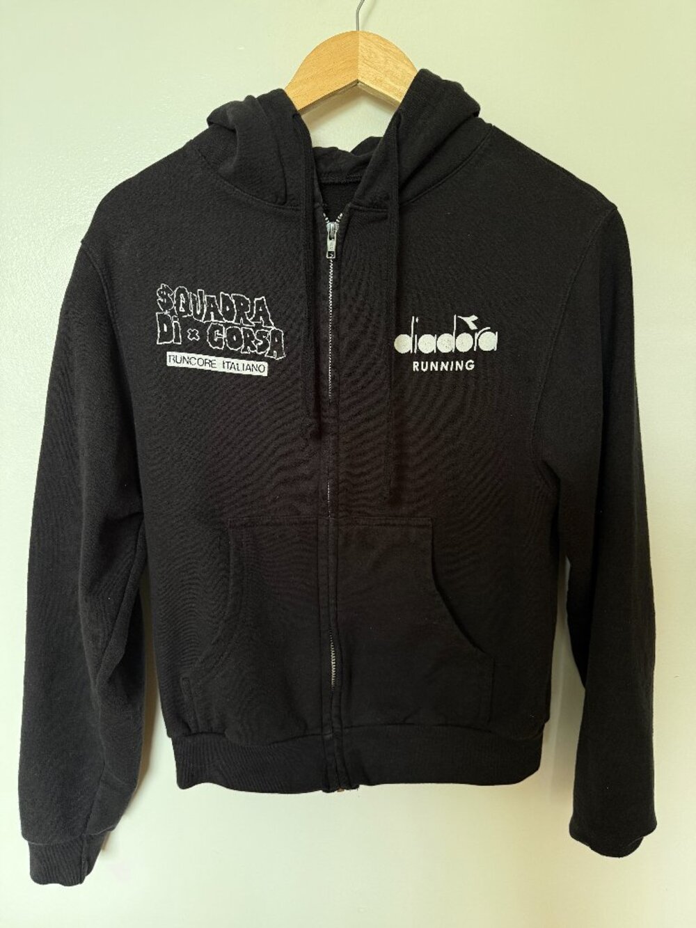 Diadora Squadra di Corsa Women's Zip Hoodie | Running Crew Collab | ~XS/S